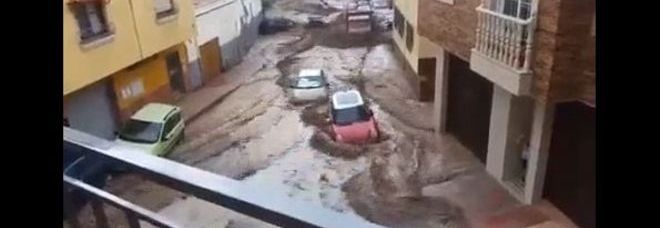 L'alluvione ad Adra, in Andalusia 