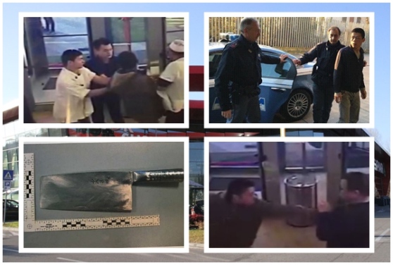 (视频）Pordenone:一华人持菜刀在WOK餐馆滋事，被逮捕！
