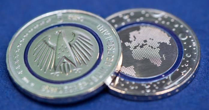 （视频）欧盟：今天正式开始发行5欧元面值硬币啦~ 快来看看！