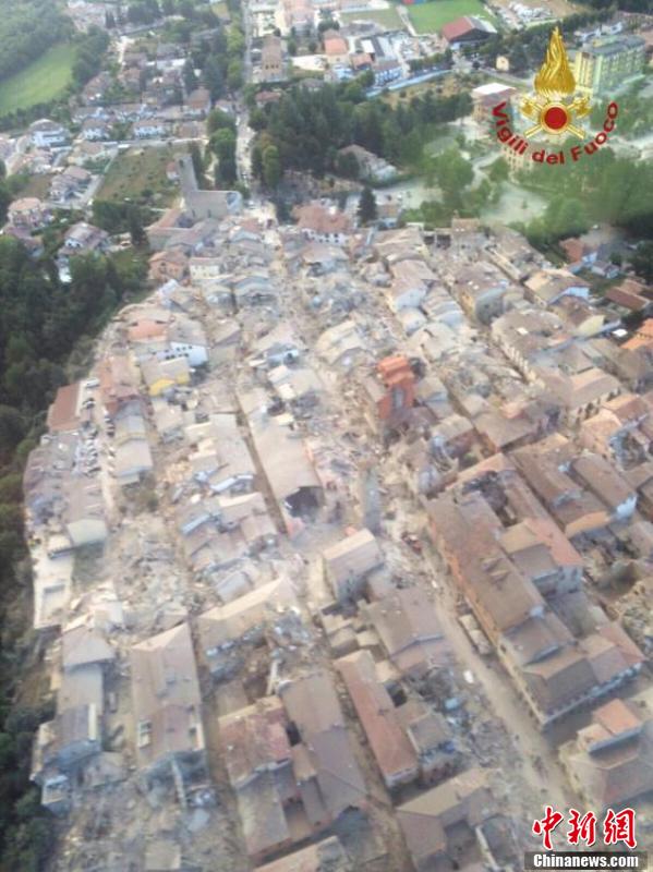 （视频直播）意大利中部近ROMA:发生6.0级大地震,已确认13死亡！