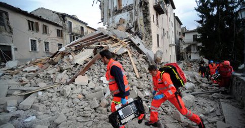 意大利中部发生6.0级以上地震