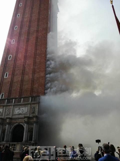 （视频）威尼斯：圣马可广场浓烟滚滚，劫匪抢劫珠宝店释放烟雾弹！