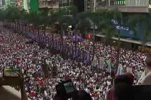 Un milione a Hong Kong contro estradizione in Cina (ANSA)