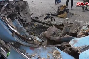 Siria, autobomba a Damasco: due feriti (ANSA)