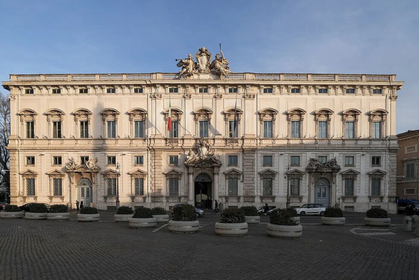 罗马宪法法院所在地 Palazzo della Consulta 外立面,资料图,摄于2023年2月(图:Monticiano / Wikimedia Commons,CC BY-SA 4.0)